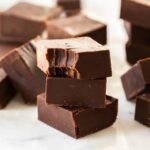 rich dark chocolate fudge