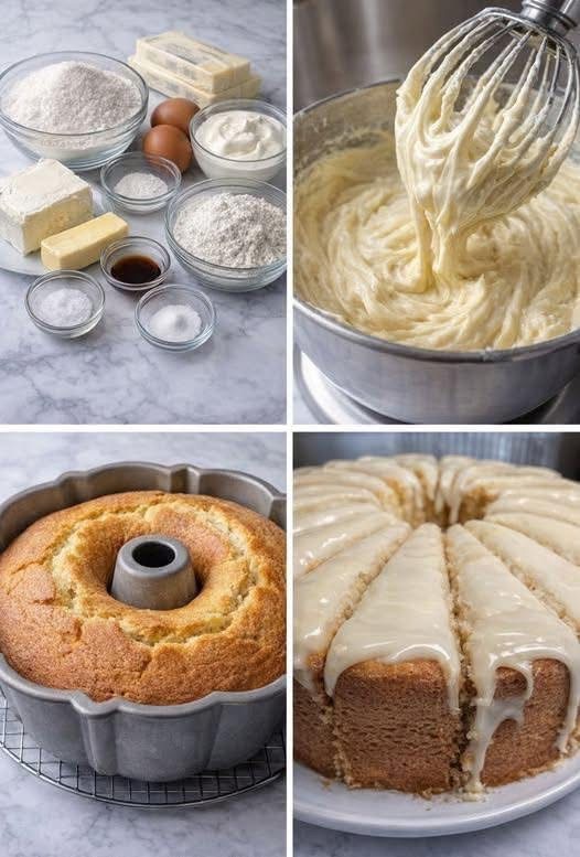 Cream Cheese Pound Cake Moist & Buttery Classic Recipe