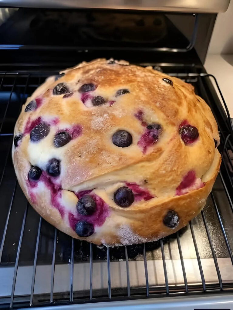 Blueberry Cream Cheese Sourdough Loaf A Soft, Tangy, and Sweet Homemade Bread