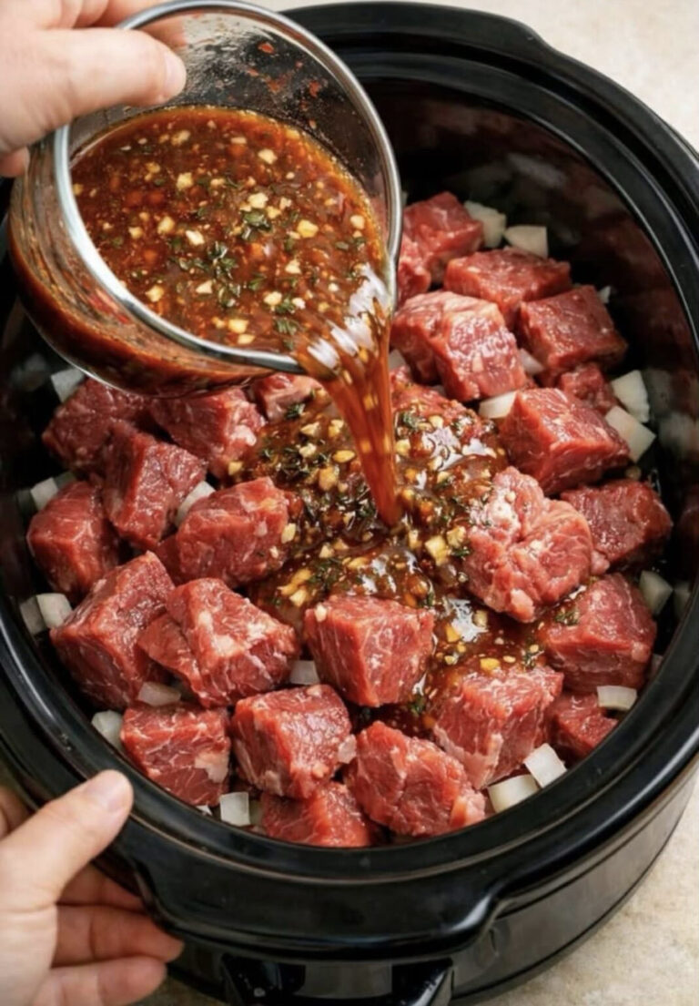 Slow Cooker 3 Ingredient Beef