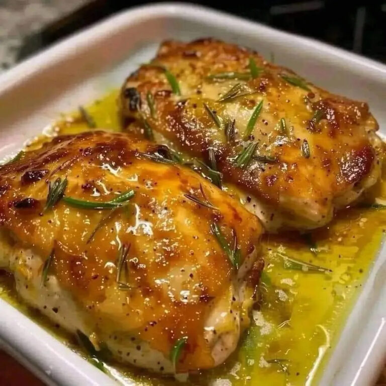 Rosemary Butter Chicken Thighs Juicy, Crispy, and Packed with Flavor