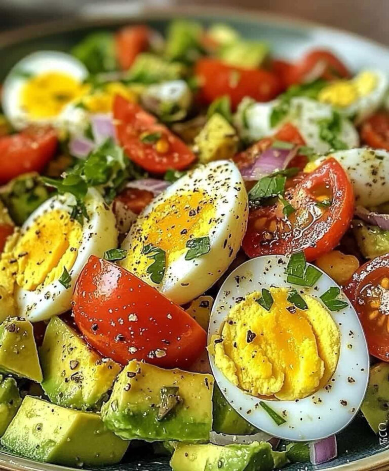 Zesty Avocado Egg Salad Bowl  A Fresh, Creamy, Protein-Packed Recipe